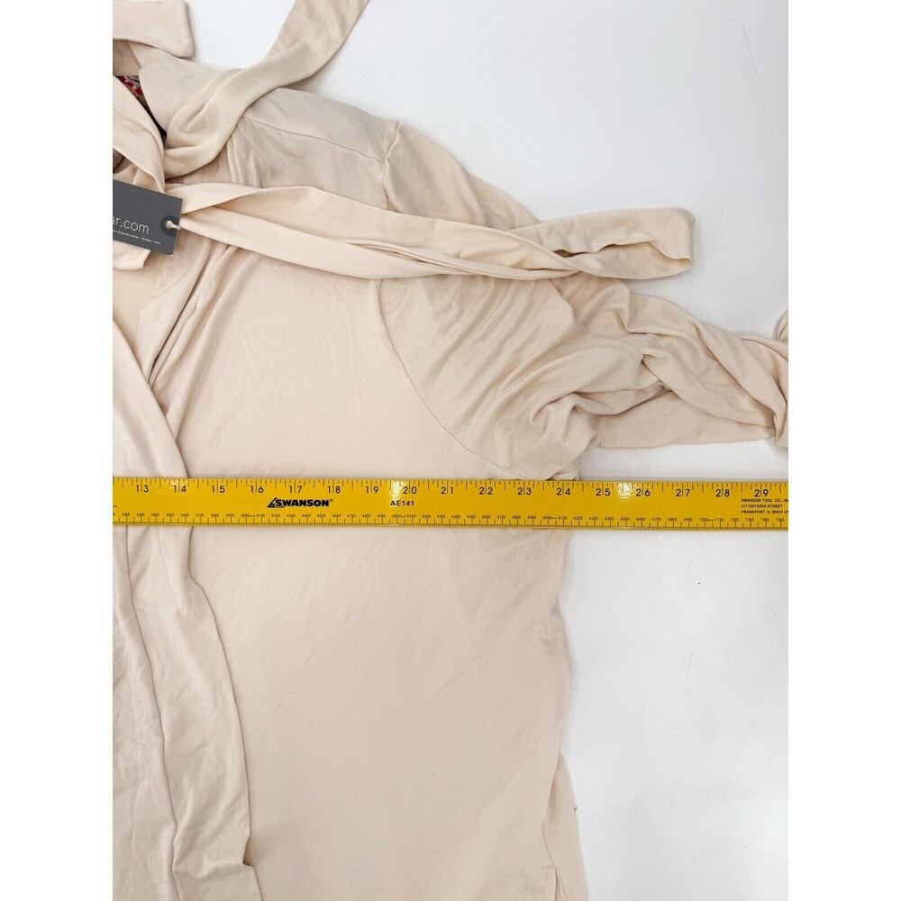 Berkshire Homewear Robe Womens 1X Long Duster Ruffle Hem Lounge Lightweight - Picture 6 of 12